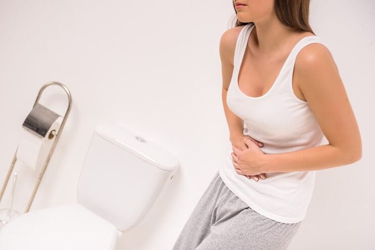 Symptoms of cystitis in women are pain in the lower abdomen and frequent urination